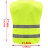 2/3pcs Reflective Vest Green/Orange High Visibility Clothing with Reflective Stripe For Outdoor Running Cycling Safety Traffic