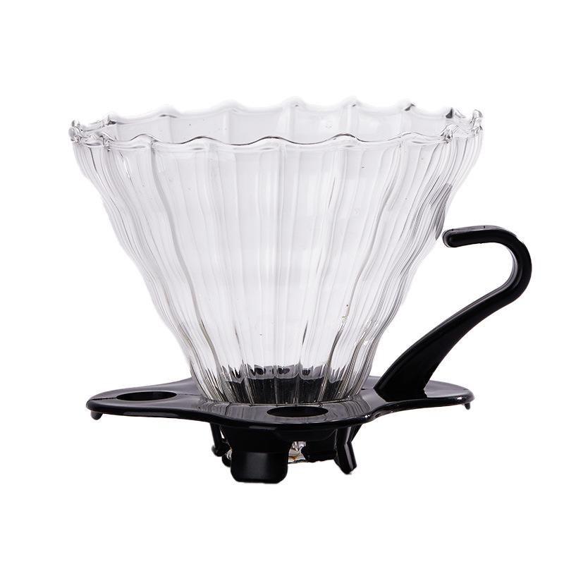 V60 Hand-Brewed Coffee Filter Set: Conical Drip Cup & Sharing Pot