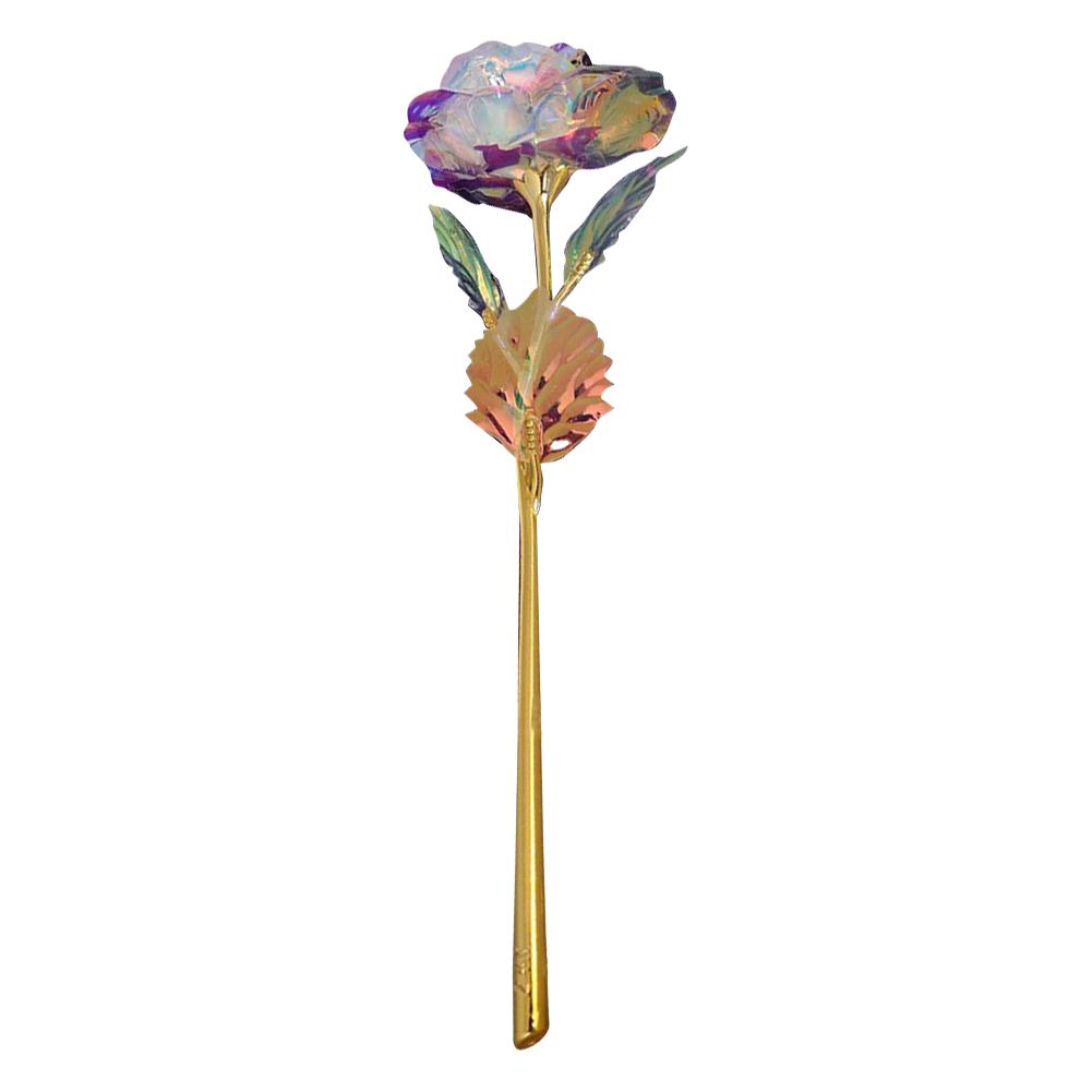 

Искусственные цветы розы Светящиеся галактики Роза из фольги Цветок светящийся цветок розы Украшение на день Святого Валентина Подарок для девушки золотой