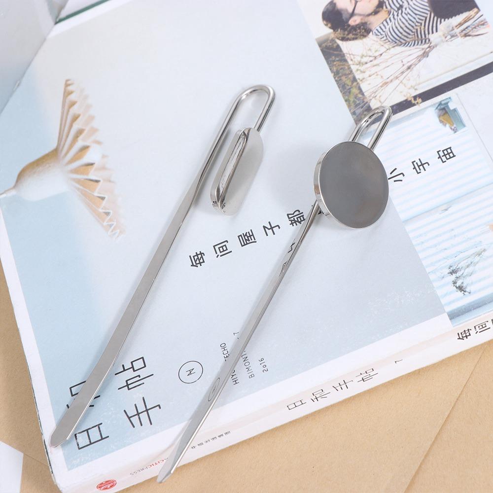 Creative Swan Neck Bookmark Reading Supplies Book Page Holder Round Metal Book Cilp  Students
