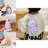 Soft Plush Cartoon Radish Crossbody Bag For Children Perfect For Everyday Use And School