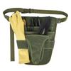Verstellbarer Gartenwerkzeuggürtel Canvas-Material Utility Belt Gartentaille-Tasche Gärtner