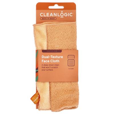 CleanLogic, Bath & Body, Dual Texture Face Tissue, 1 Piece