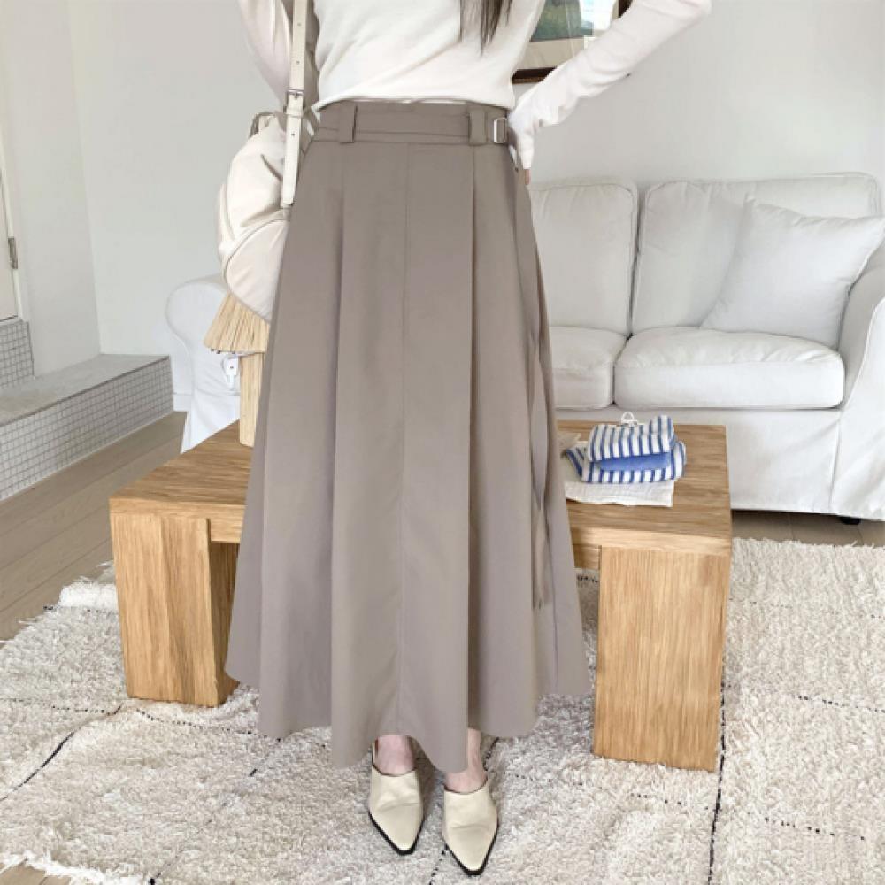 New Arrivals Open Run Women Flare Backband Long Skirt