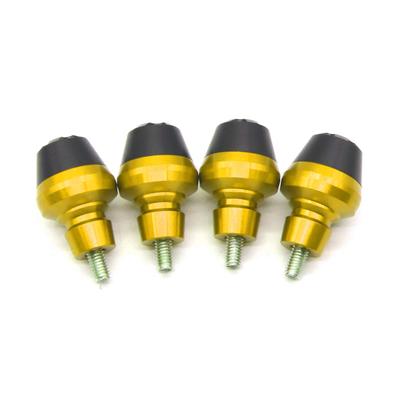 Motorcycle 6mm Front Fender Frame Slider Screw Bolt Fork Protector for YZF R1 R6 FZ1 FZ6 FAZER FJR XJR XJ6 (Gold)