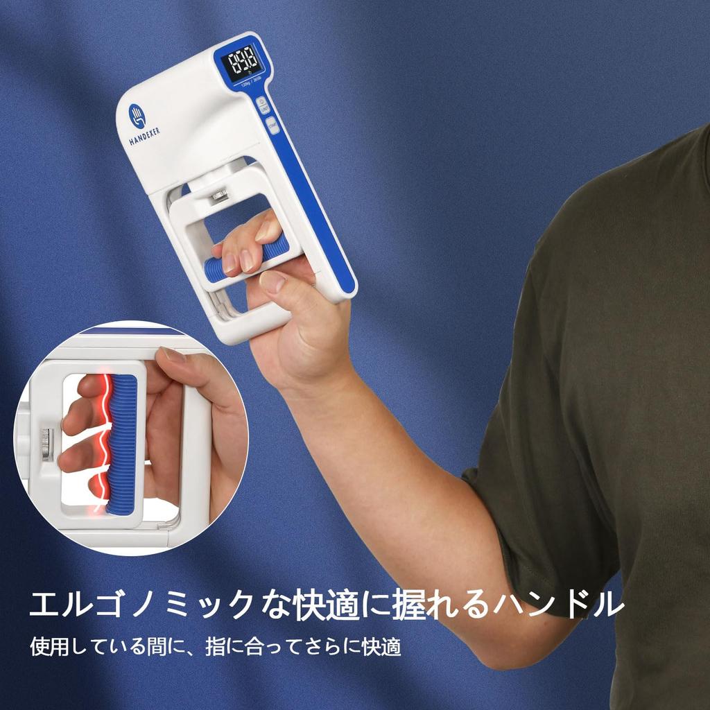 Digital Hand Grip Strength Adjustable Grip Grip Strength Record Update Grip Strength Rehabilitation Unisex High-Precision Meter, Authentic, Width,