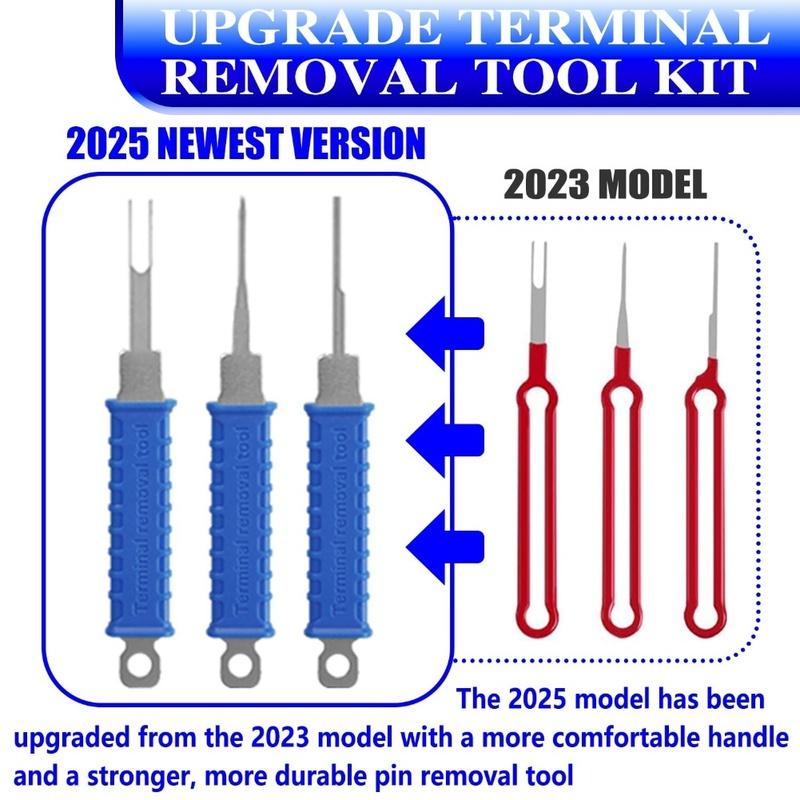 36 Pieces Car Terminal Removal Tool Set Case Pin Extractor Tool Release Electrical Wire Connector Puller Terminal Ejectors