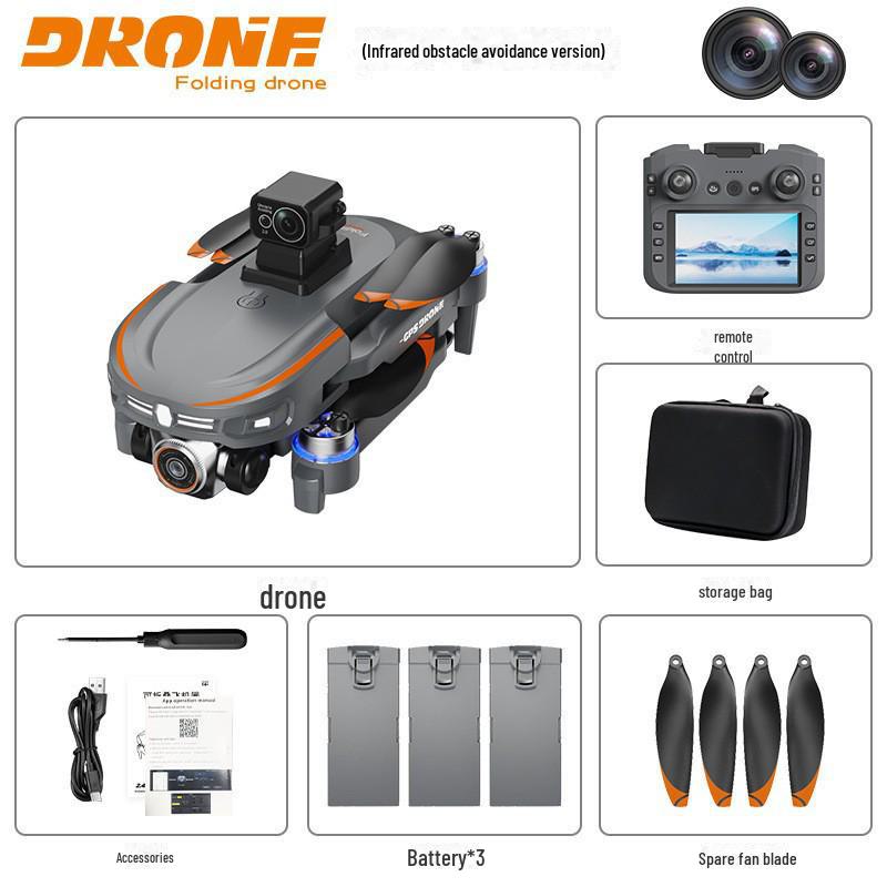S28 Dron: Vyhýbání se překážkám, Bezkartáčový motor, HD letecký přenos, Letadlo s dálkovým ovládáním s velkou obrazovkou, Automatický návrat.