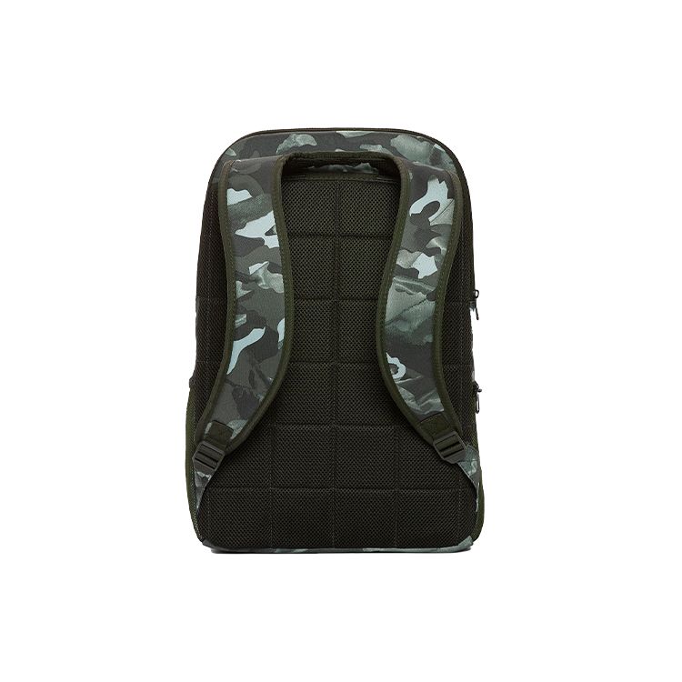 Nike Brasilia Polyester Backpack Unisex Backpacks Green Camouflage BA6216-100