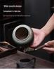 Gilded Ceramic Tea Canister: Moisture-Proof Retro Storage for Pu'er Tea - High-Grade Souvenir Box