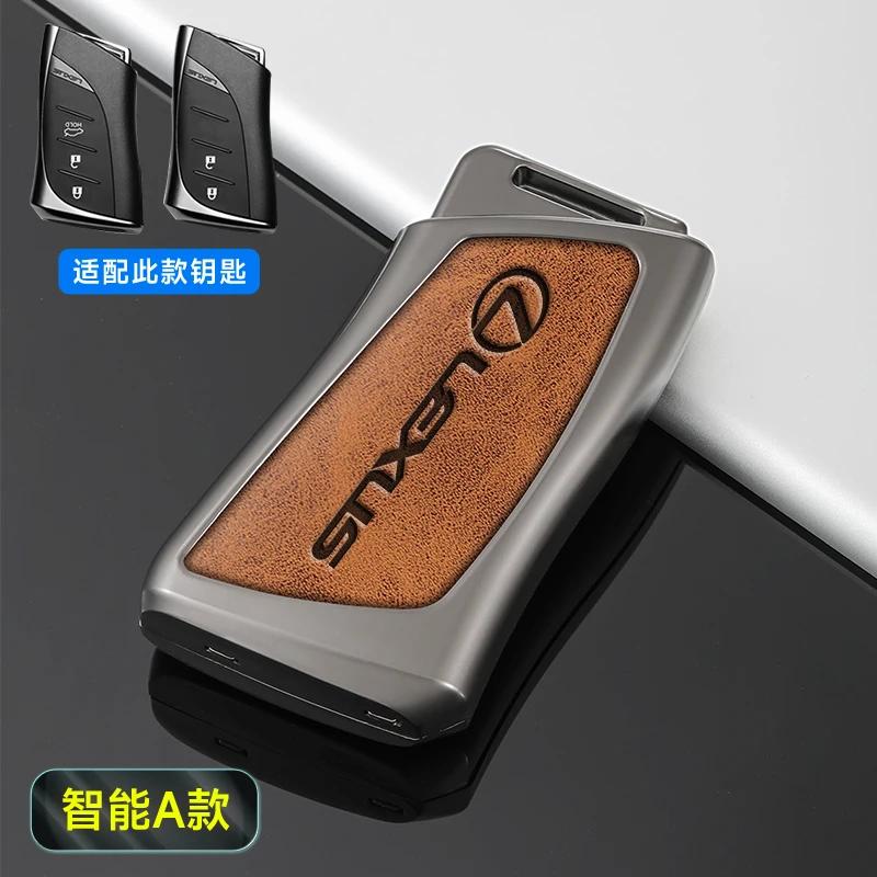 Leather Car Key Case Cover for Lexus UX250 UX260 Es Es350 UX200 UX250h ES200 ES300h ES350 US200 US260h 2018-2020 Car Accessories