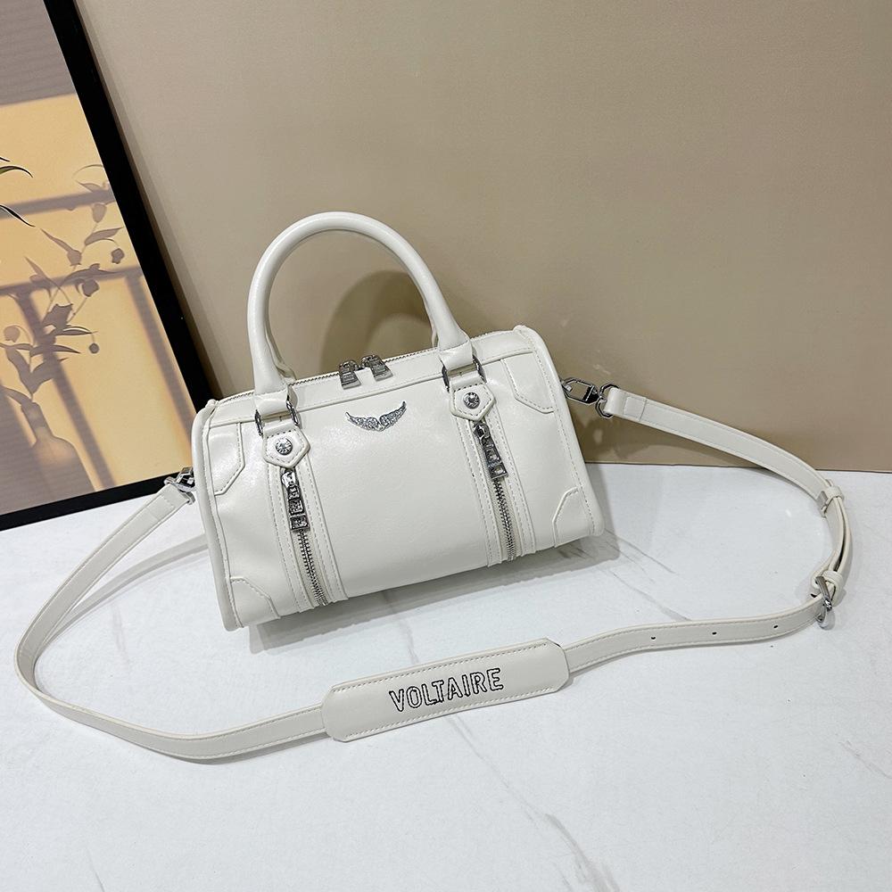 2025 ZV Fashion Women's Studded Boston Crossbody Handbag