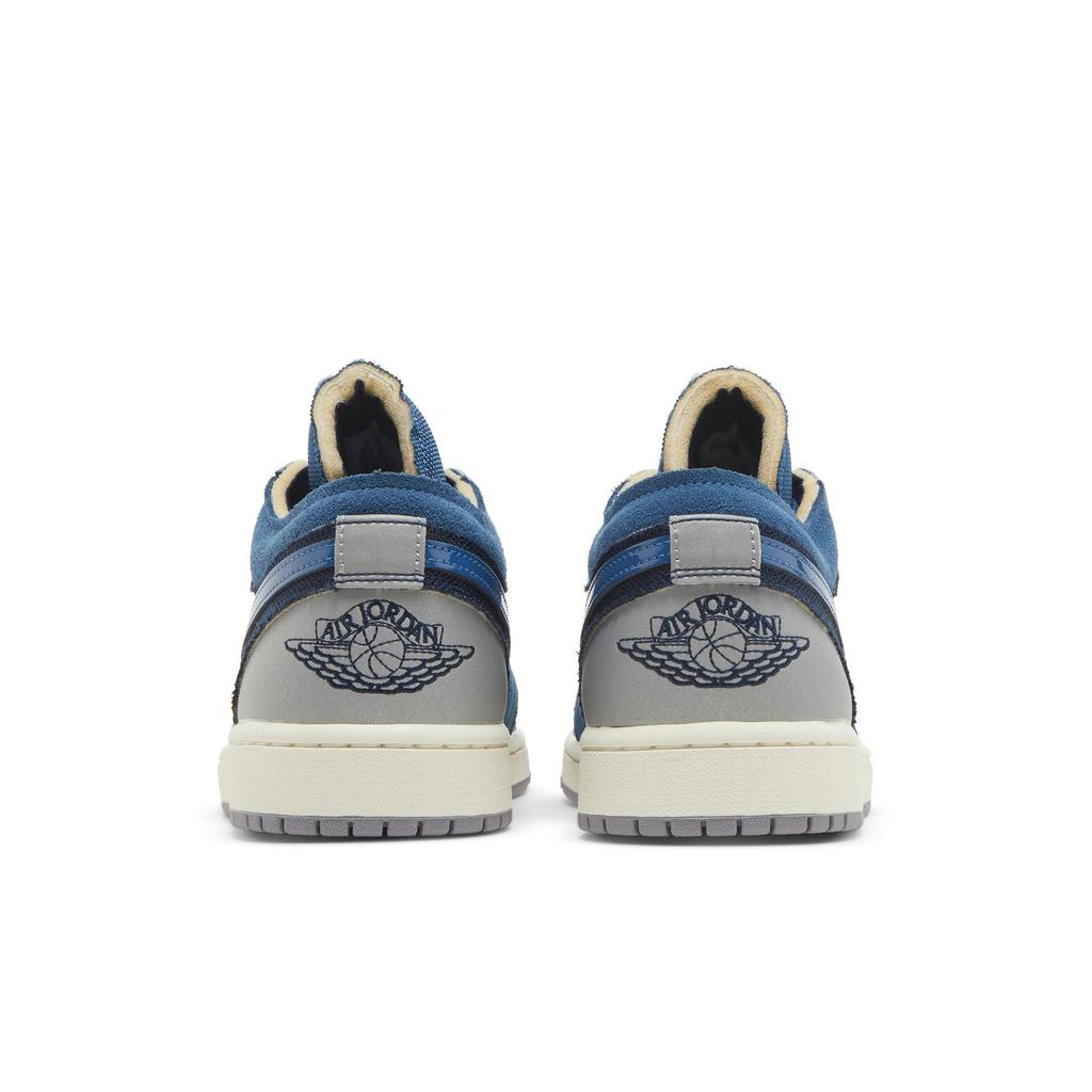 Air Jordan 1 Low SE Craft 'Inside Out - Obsidian' (Unisex) Obsidian / French Blue / Sail / Ashen Slate Vintage Basketball Shoes DR8867 400