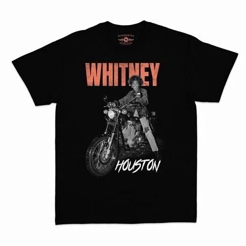 Whitney Houston - Whitney Houston - Motorcycle - Heavy Cotton T-Shirt - XL Black XL