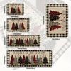 Weihnachtsbaum-Thema Teppich, Weiche rutschfeste Heimdekoration, Fußmatte für den Eingangsbereich, Zweiteiliges Küchenthema Matten-Set, Fußmatte für das Badezimmer