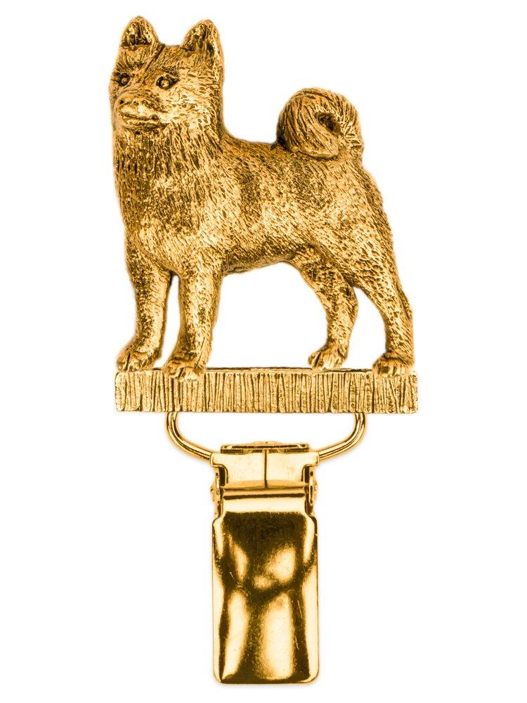 

Шиба-ину Сделано в Англии Позолоченное 22 карата Арт Кольцо-клипса для выставки собак Коллекция (Шиба Ину)