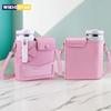 Universal Crossbody Bag Purse For Stanley Cup PU Leather Portable Adjustable Shoulder Bag Outdoor Water Bottle Handbags