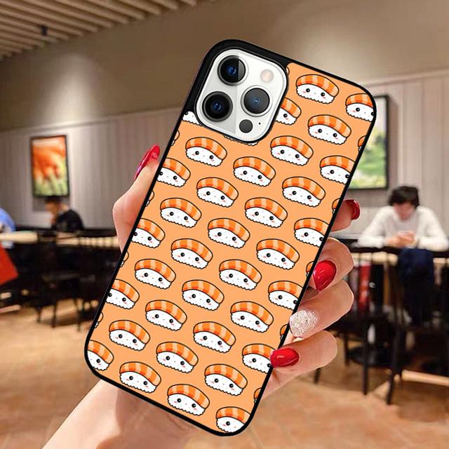 Food Sushi Phone Case for iPhone 17 Air 16 16e 15 Plus for Apple 13 11 12 14 Pro Max Cover Coque Fundas Shell