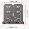 35Mm Woodworking Punching Aid with Hinge Positioner and Limit Frame for Fast and Precise Drilling Installation for Cabinet Doors