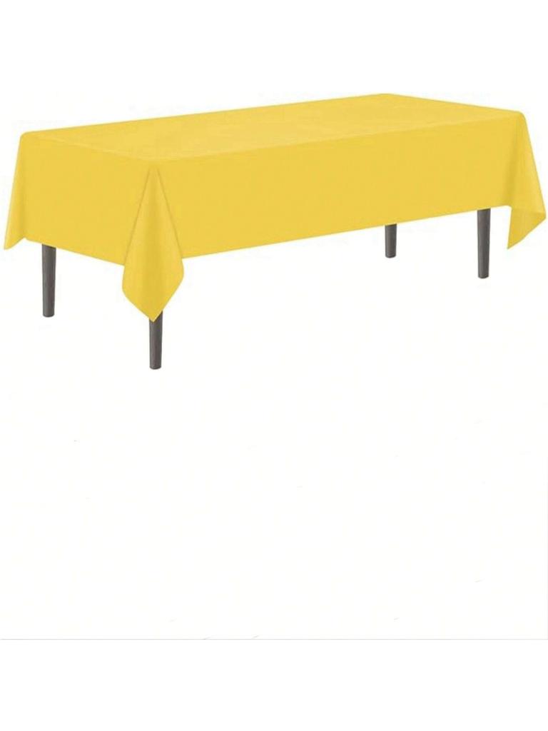1 Count Disposable Tablecloth 54x72 Inches / 137x183 Centimeters Easy to Clean for Birthday Parties Indoor And Outdoor Occasions
