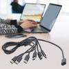 Y Shaped USB C Power Splitter Cable 5V 3A Charging Cord Simultaneous Multi Charging Solution For Travel Home Office