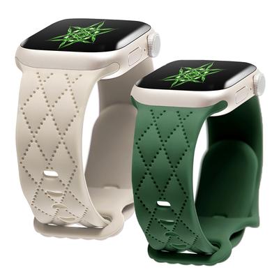 Classic Silicone Strap For Apple Watch Band 42mm 44mm 45mm 41mm 49mm 40mm Braided Bracelet Correa Iwatch Series 8 9 SE 7 6 5 4 3 Ultra
