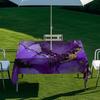 Outdoor Rectangular Table Cover With Starry Sky Sand Flow Waterproof Elastic Edge Patio Garden Dining