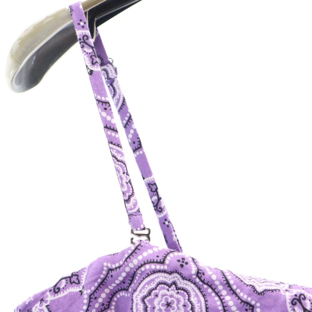 Ubrukt reyn spooner Paisley-mønster Aloha Cami ett stykke lilla Merket Dame Brukt