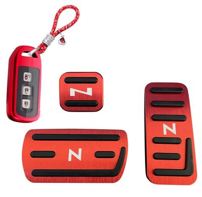 [Nacalikeey] N-Box Pedal Cover, Honda Pedal Cover, TPU Crystal Chain Key Case, NBOX Brake