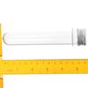 10pcs Plastic Test Tube Transparent 45ml Science Tubes with Aluminum Cover 25×140mm Burette Scientific Experiments