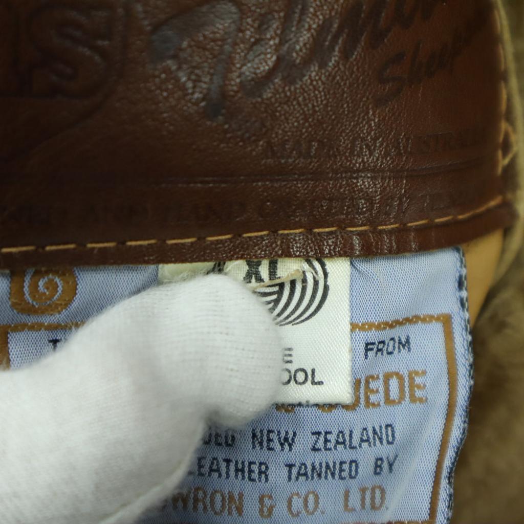 G.L.BOWRON & CO.LTD Made in New Zealand Long sleeve Mouton jacket XL Women Used