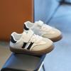 Spring Autumn Kids German Trainer Shoes Boys Girls Soft Sole Forrest Gump Sneakers Casual White Board Shoes Baby Toddler Shoes