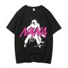 T-shirt in cotone Black Stones Nana Osaki da uomo Y2k grafica Estetica pastello T-shirt anni 2000 kawaii Anime pastello Anni 2000 Comoda