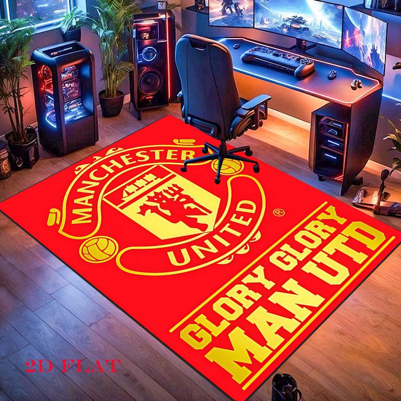 Round MUFC Rug Carpet Rug for Living Room Bedroom Home Sofa Decoration,Kids play Nonslip Floor Mat