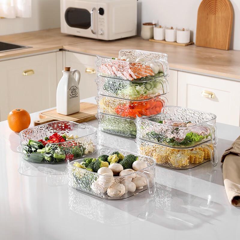 Transparent Stackable Meal Prep Containers (4-Pack)