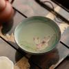 Ceramic Tea Bowl Elegant Handcrafted Ceramic Teacup Novelty Accompanying Present