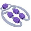 Leg Massager Ring Fitness Roller Massage Equipment Yoga Foam Roller Shaft Dark Purple