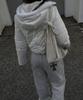 GRAVER [Unisex] Dot Cross Logo Embroidered Training Wide Pants_2 Colors