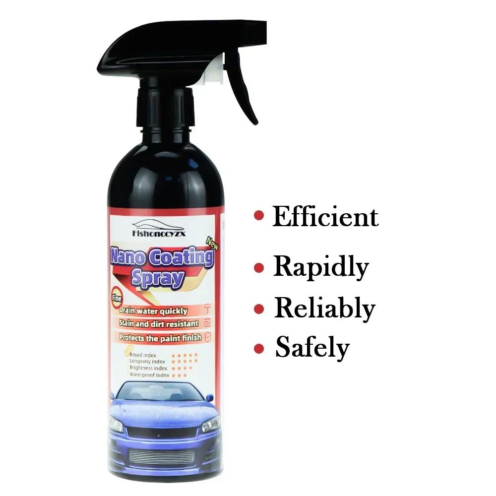 10H Ceramic Car Coating 500ML 9H Nano Liquid Glass Plated Crystal Hydrophobic Waterproof Polishing Paint Hardness Car Polish Wax