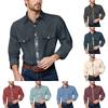 Top Casual de Manga Corta para Hombre con Solapa Moderna y Largo hasta el Hombro