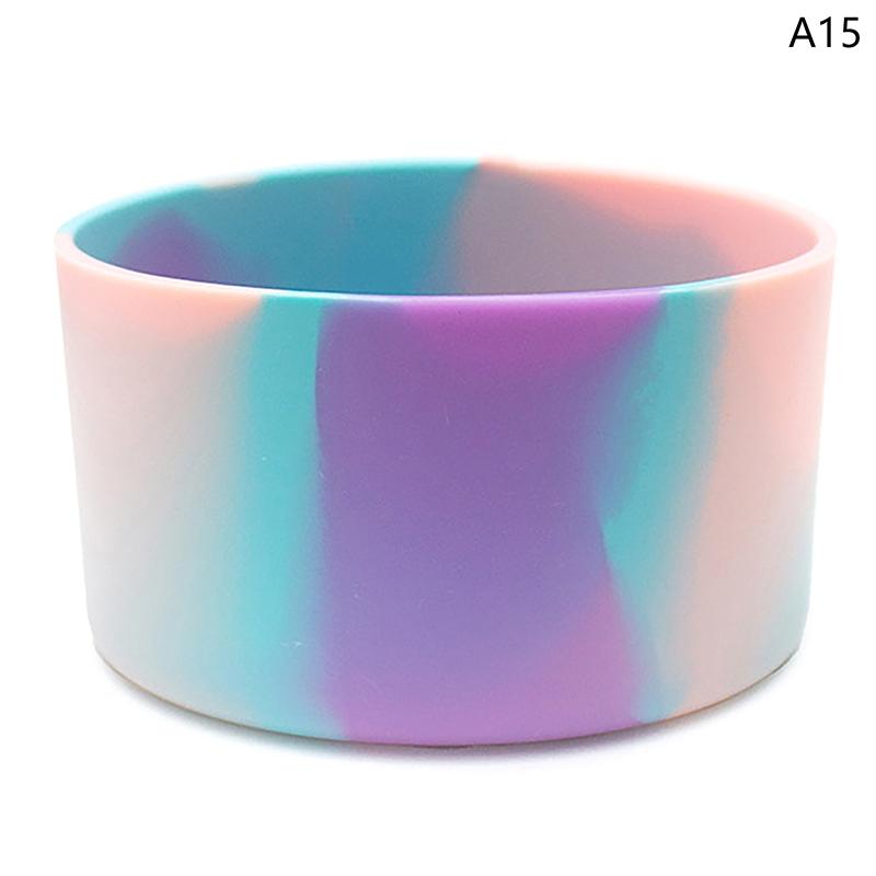 Cup Cover Sports Water Bottle Cup Cover Space Bottle Silicone Cover Bottom Mat Coaster Universal 12 To 40Oz Wear-Resistant Acces