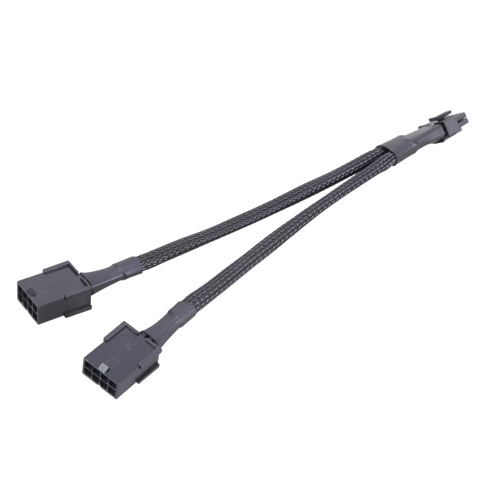 

20см Кабель-адаптер питания с двойного 8-контактного на 12+4-контактный для видеокарт RTX 40-й серии 12VHPWR Подключение к материнской плате Безопасное питание