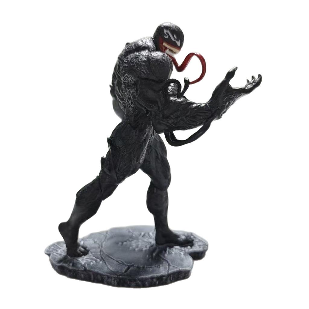 18cm New Venom Small Size Anime Figure Action Model Dolls Decorative Collectible Boy Children Toy Gift Poseable Articulated Scale Detailed Movable