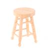 Dollhouse Wooden Round Bar High Stool Simulation Mini Ornaments Children Toy