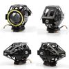 LED Headlight Angel Eye Handlebar Light for Modified Electric & U7 Motorcycles