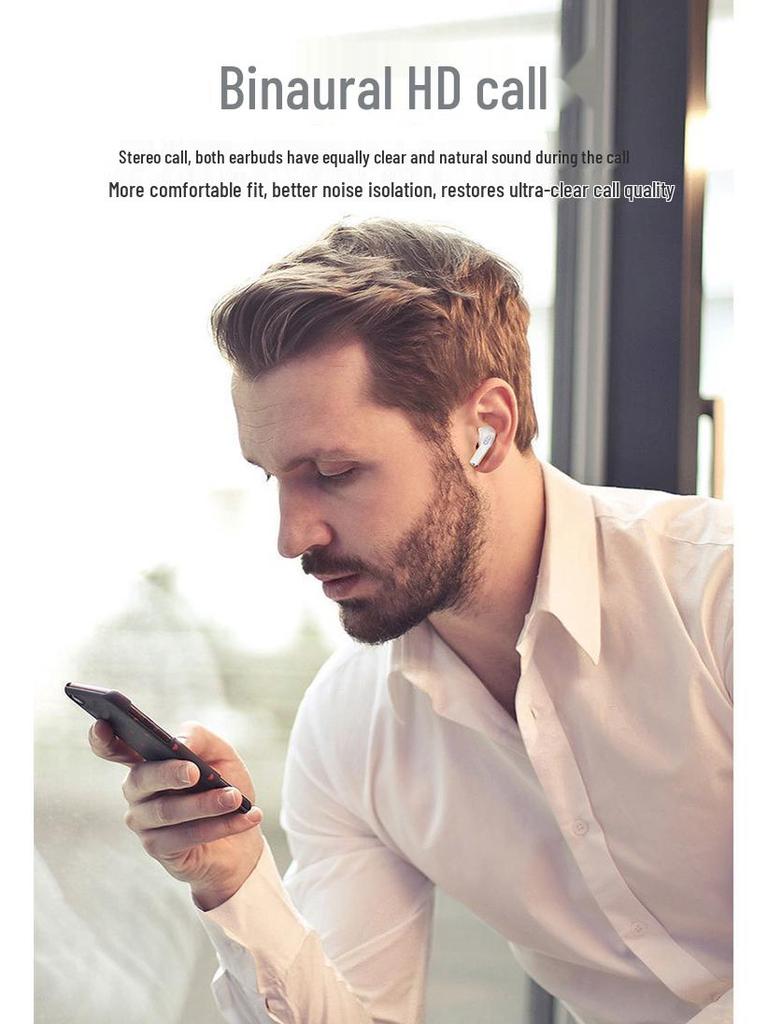 High-Value Bluetooth Earbuds: Long Battery, HIFI Sound, Fingerprint Touch, Wireless In-Ear Design