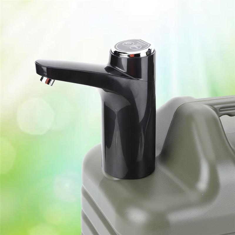 11L Outdoor Water Bin Large Capacity Camping Water Buckle with Faucet USB Rechargeable Electric Water Pump Water Tank No Leakage