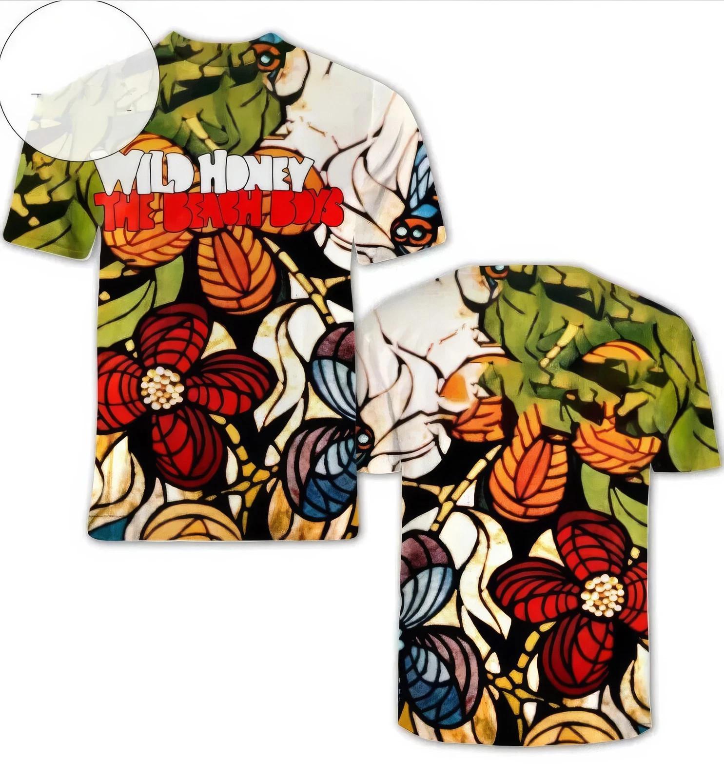 The Beach Boys Wild Honey Album Cover AOP 3D T shirt XXXL