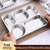 Stainless Steel Divided Meal Tray