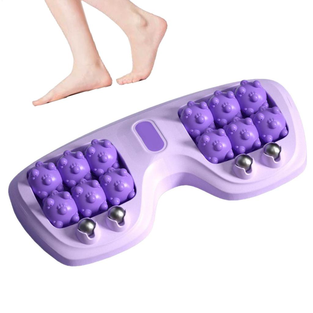 Ergonomic Relieving Tool Foot Massage Roller Double Foot Manual Massage Rolling Exercise Equipment For Women Runners Athletes